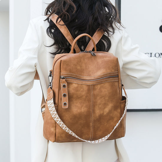 Ins Internet Celebrity Minimalist Large Capacity Versatile Backpack