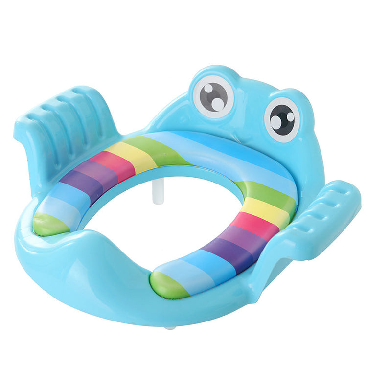 Baby Children Toilet Seat Toilet in fun frog design, safe and comfortable for toddlers.