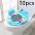 Baby Children Toilet Seat Toilet in frog design, bright colors, comfortable and safe for kids, 10 pieces included.